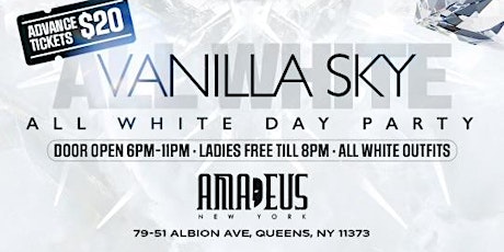 Vanilla Sky All White Affair at Amadeus