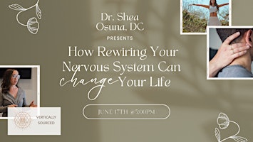 Imagem principal do evento Rewiring Your Nervous System Will Change Your Life