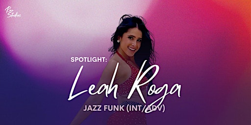 Imagem principal do evento Spotlight: Jazz Funk (Int/Adv) with Leah Roga