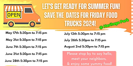 Summer Food Truck Friday's