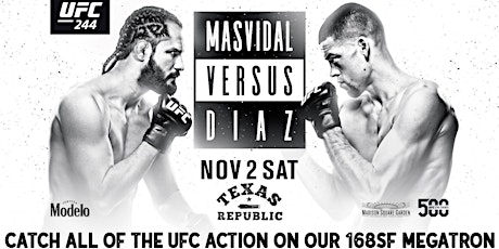 UFC  244 Live at Texas Republic primary image