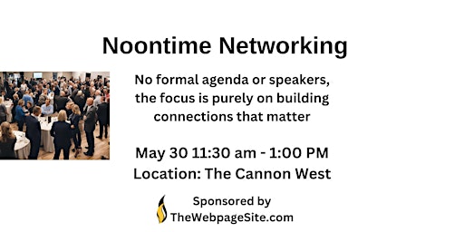 Noon Time Networking - Business, Sales & Entrepreneur Networking primary image