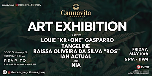 Art Exhibition + Live Painting + Music + Cannabis At CANNAVITA primary image