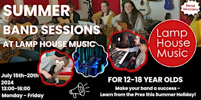 Imagem principal de Summer Band Sessions - Have you always wanted to be in a band?!