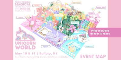 Imagem principal do evento Unicorn World - Buffalo, NY | May 18-19