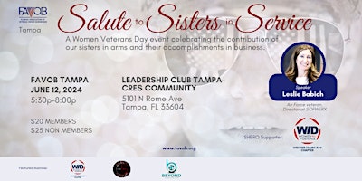 SALUTE TO SISTERS IN SERVICE [TAMPA] primary image