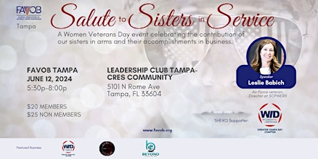 SALUTE TO SISTERS IN SERVICE [TAMPA]
