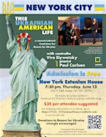 Hauptbild für "This Ukrainian American Life"  A Musical Fundraiser
