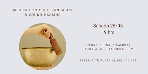 Primaire afbeelding van Meditación Osho Kundalini & Sound Healing