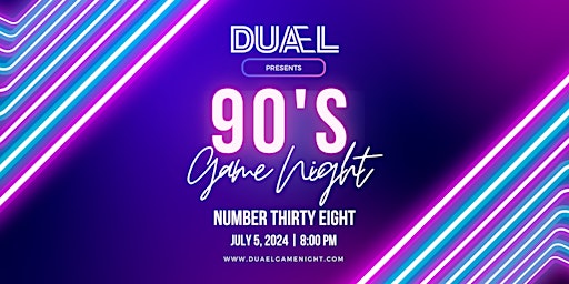 Imagem principal do evento 90s Game Night | Presented by Duael