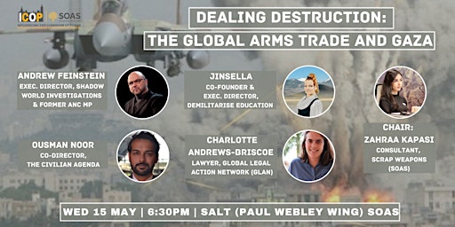 Imagem principal do evento Dealing Destruction: The Global Arms Trade and Gaza