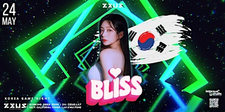 DJ Bliss x Improve Studio:  Korean Game Night - FRI 24 MAY