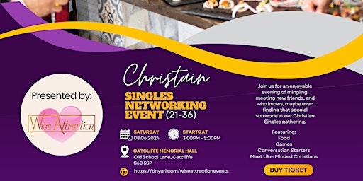 Hauptbild für Finding Your Forever: A Networking Event for Christian Singles (21-36)