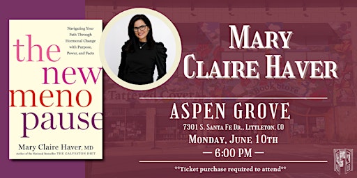 Imagem principal do evento Dr. Mary Claire Haver Live at Tattered Cover Aspen Grove