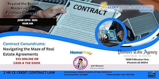 Hauptbild für Contract Conundrums: Navigating the Maze of Real Estate Agreements