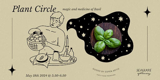 Primaire afbeelding van May Plant Circle: Basil *in-person!*