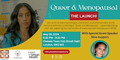 Imagem principal do evento Queer and Menopausal: The Launch