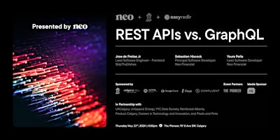 Imagem principal do evento REST APIs vs. GraphQL