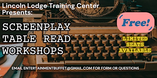 Screenplay Table Read Workshops primary image