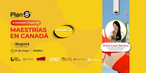 Imagem principal do evento Maestrías en Canadá - Bogotá
