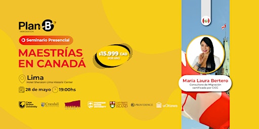 Imagem principal do evento Maestrías en Canadá - Lima