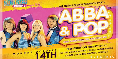 KOO KOO Mondays - ABBA appreciation party primary image