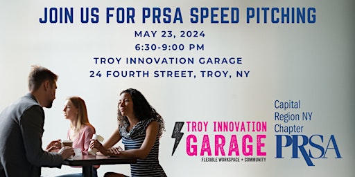 Imagem principal do evento PRSA Speed Pitching 2024