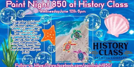 Paint Night 850 at History Class