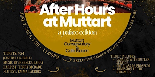 Hauptbild für After Hours at Muttart: a palace edition