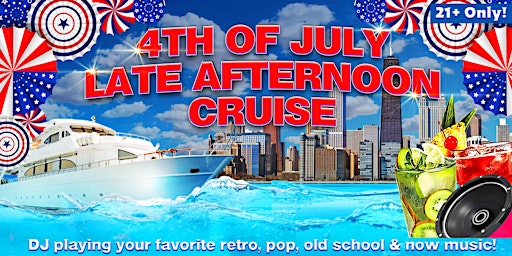 Primaire afbeelding van 4th of July Late Afternoon Cruise on Lake Michigan