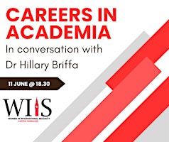 Primaire afbeelding van Careers in academia: In conversation with Dr Hillary Briffa