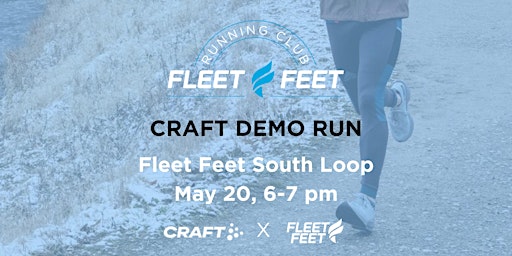 Imagem principal do evento Fleet Feet South Loop: Craft Demo Run