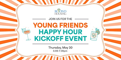Primaire afbeelding van Beyond Housing Young Friends Happy Hour Kickoff Event