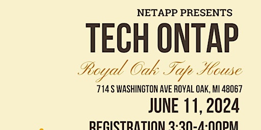 Hauptbild für NetApp Tech ONTAP Michigan