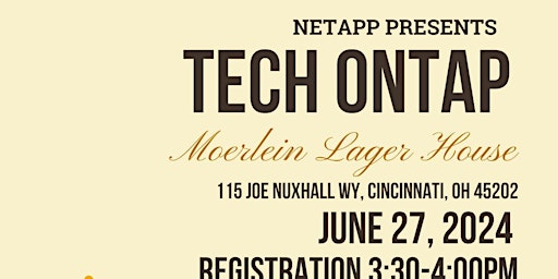 Image principale de NetApp Tech ONTAP Cincinnati