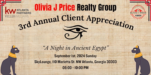 Imagem principal do evento Olivia J Price Annual Client Appreciation