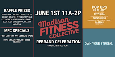 Madison Fitness Collective Rebrand Celebration! primary image
