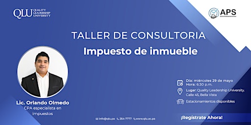 Hauptbild für Taller de Consultoría Gratuita: Impuesto de inmueble