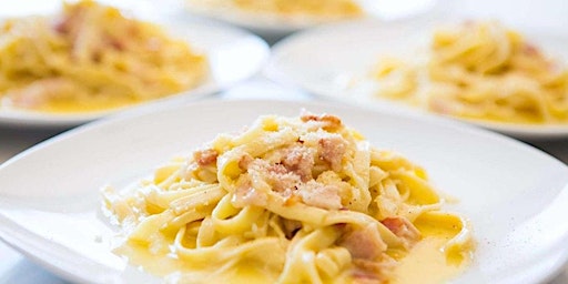 Traditional Pasta Carbonara - Online Cooking Class by Cozymeal primary image