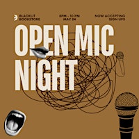 Open Mic Night at BLACKLIT primary image
