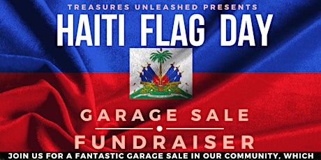 Haiti Flag Day Garage Sale Fundraiser