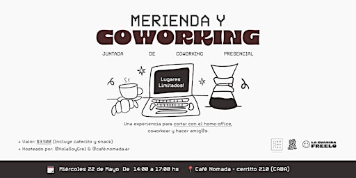Imagem principal do evento Merienda y Coworking