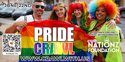 Primaire afbeelding van The Official Pride Bar Crawl - Richmond - 7th Annual