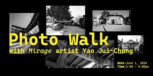 Imagem principal do evento Photo Walk with Mirage artist Yao Jui-Chung