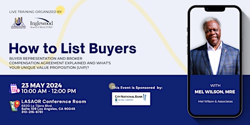 Imagem principal do evento How to List Buyers