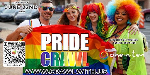 Primaire afbeelding van The Official Pride Bar Crawl - Scottsdale - 7th Annual