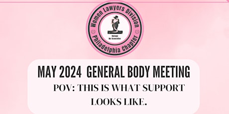May General Body Meeting