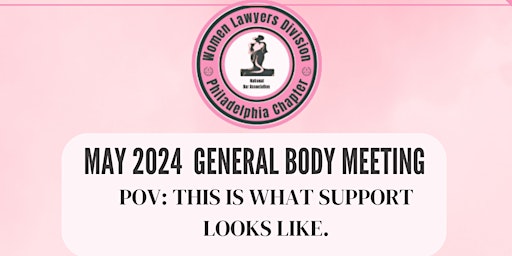 May General Body Meeting primary image