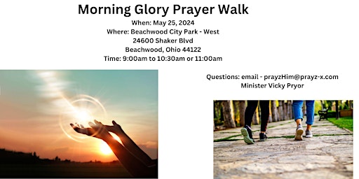 Morning Glory Prayer & Walking at Beachwood City Park, West -  Shaker Blvd primary image