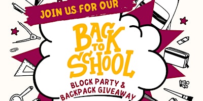 Immagine principale di Council Member Williams' Back to School Block Party 